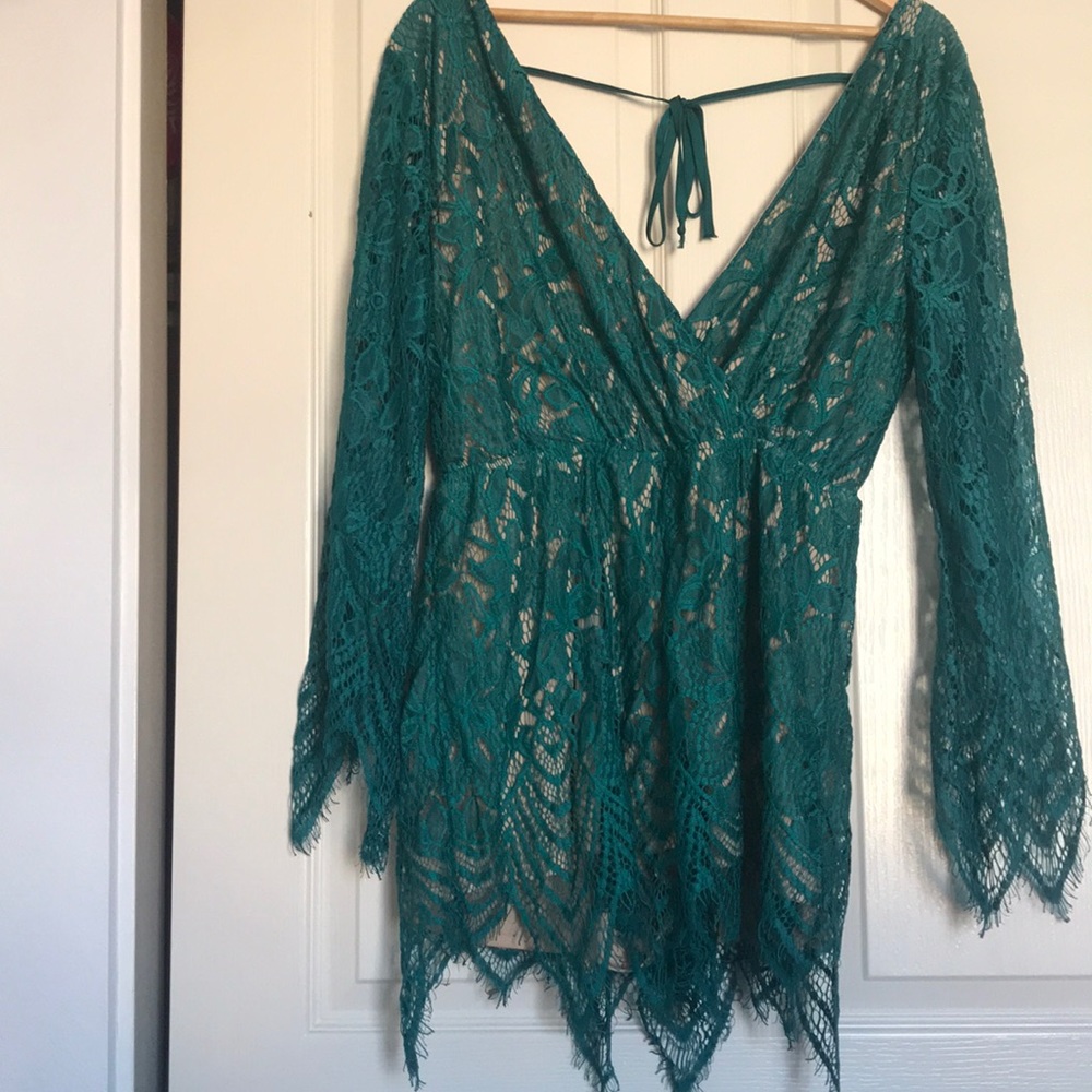 New with tags! Teal romper!